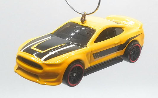 Ford Shelby GT350R Yellow Black Christmas Ornament